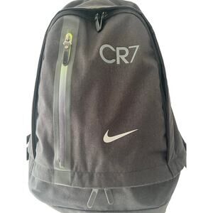 Nike CR7 Cheyenne Backpack Blackout w/ Neon Yellow Lining Heavy Duty VGC